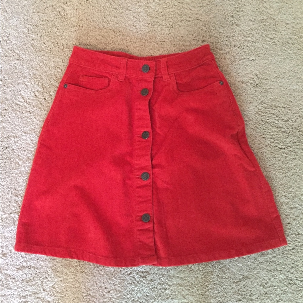 A skirt from the brand only.